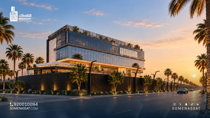 معارض ومكاتب مارينا فرونت - Manassat Real Estate Company